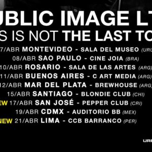 PiL South American Tour April 2026