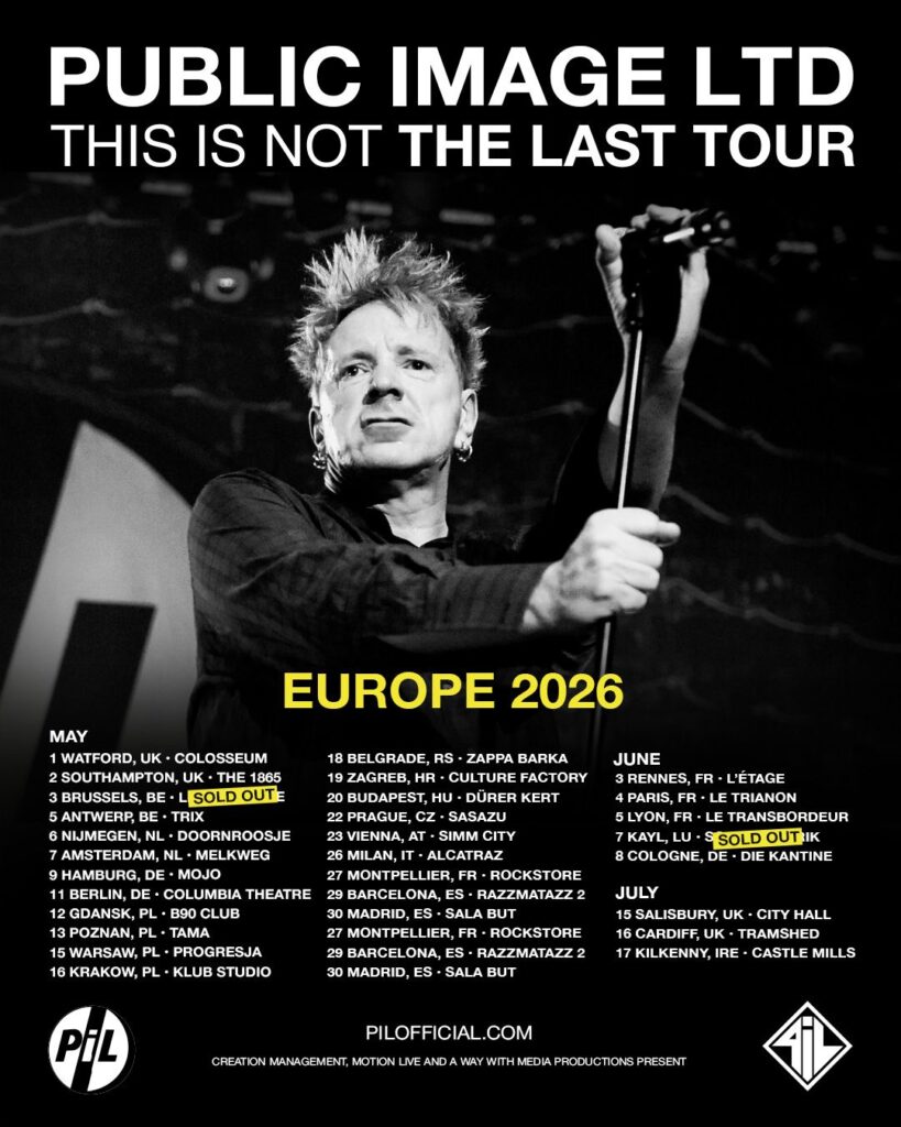 PiL - Europe Summer 2026